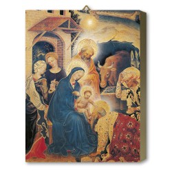 Tavola Lignea dell'Adorazione dei Magi di Gentile da Fabriano in scatola regalo