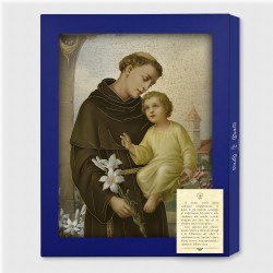 Tavola Lignea di Sant'Antonio da Padova in scatola regalo