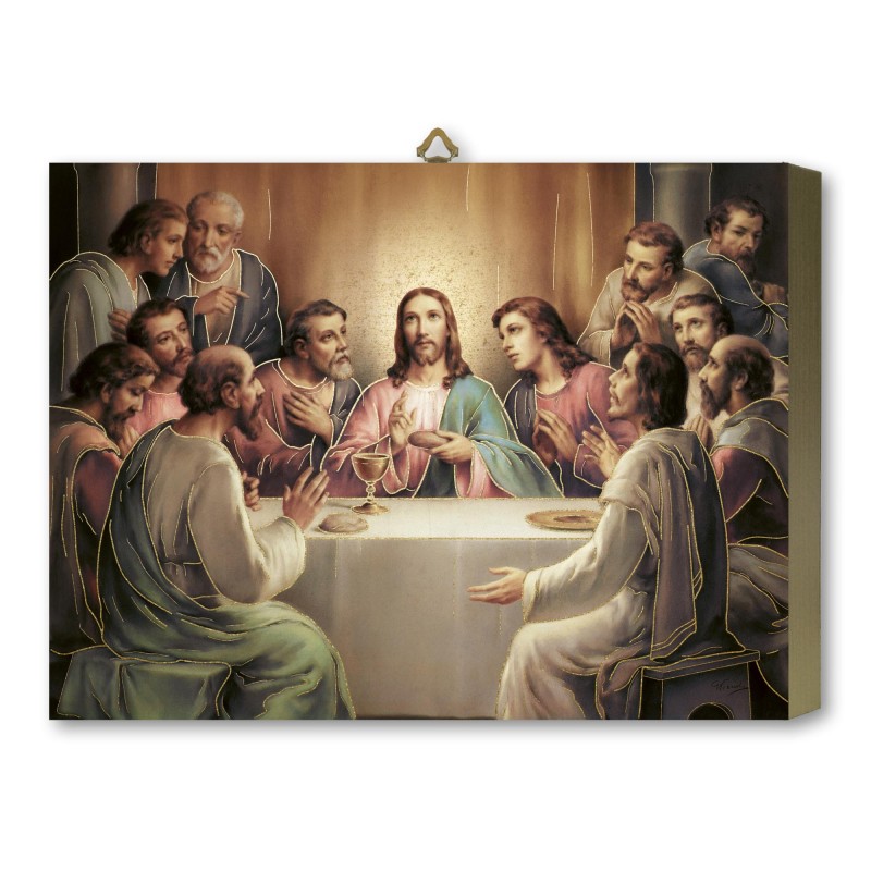 Tavola Lignea dell'Ultima Cena in scatola regalo Tavola Lignea dell'Ultima Cena in scatola regalo