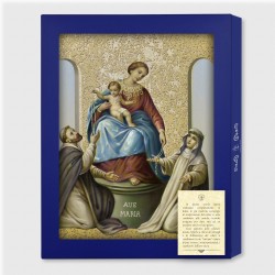 Tavola Lignea della Madonna di Pompei in scatola regalo