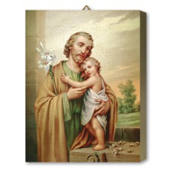 Tavola Lignea di San Giuseppe in scatola regalo