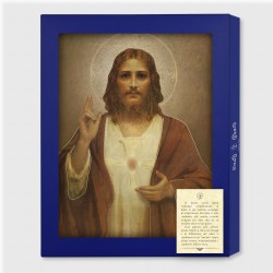 Tavola Lignea del Sacro Cuore di Gesù di Chambers in scatola regalo
