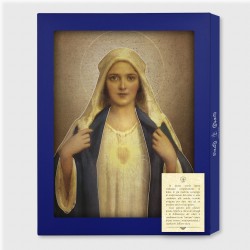 Tavola Lignea del Cuore Immacolato di Maria di Chambers in scatola regalo