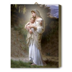 Tavola Lignea della Madonna della Divina Innocenza in scatola regalo
