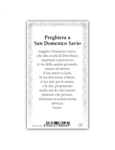 Santino San Domenico Savio...