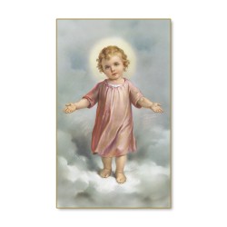 Santino di Gesù Bambino su una nuvola