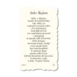 Santino della Madonna del Lippi. Stampato in carta pregiata con oro a caldo e preghiera a retro