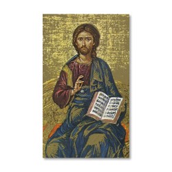 Santino dell'icona di Gesù Pantocratore sul trono