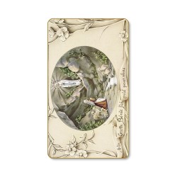 Santino dell'Apparizione di Lourdes orizzontale