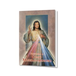 Biglietto con dettagli in oro a caldo con la Preghiera a Gesù Misericordioso