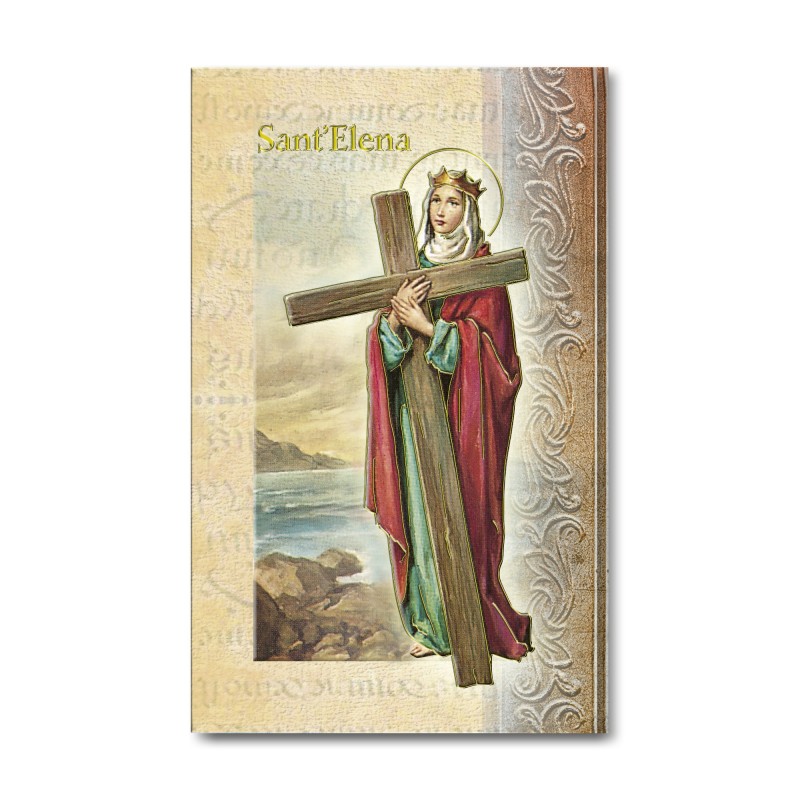 Biglietto con biografia e preghiera a Sant'Elena Biglietto con biografia e preghiera a Sant'Elena