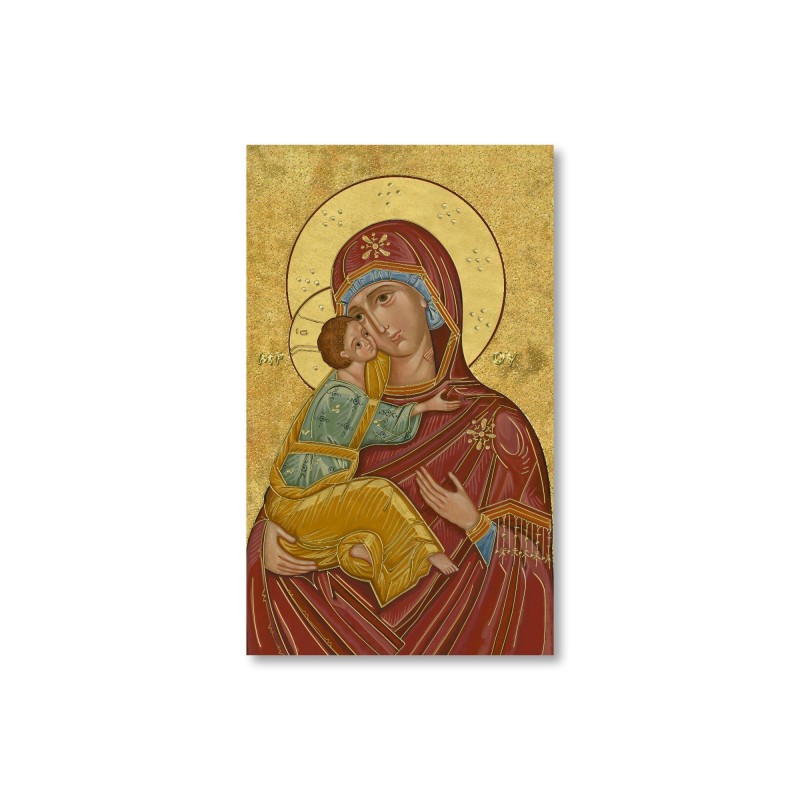Santino dell'icona della Madonna della Tenerezza Santino dell'icona della Madonna della Tenerezza
