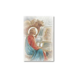 Santino Mignon San Luca Evangelista con oro a caldo