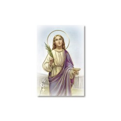 Santino Mignon Santa Lucia con oro a caldo