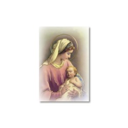 Santino Mignon Madonna con Bambino con oro a caldo