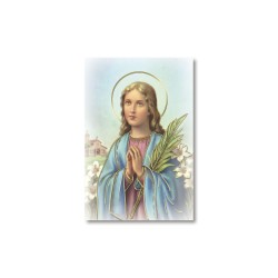 Santino Mignon Santa Maria Goretti con oro a caldo
