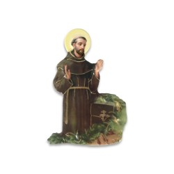 Statuetta magnetica tridimensionale di San Francesco