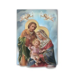 Statuetta magnetica tridimensionale della Sacra Famiglia