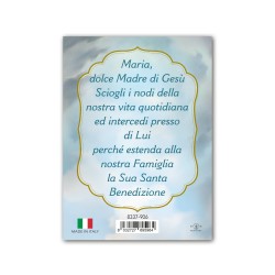 Statuetta magnetica tridimensionale di Maria che scioglie i nodi