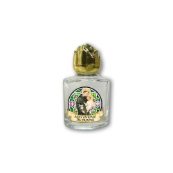 Bottiglietta da 10 ml in vetro con tappo dorato per Acqua Santa Sant'Antonio da Padova