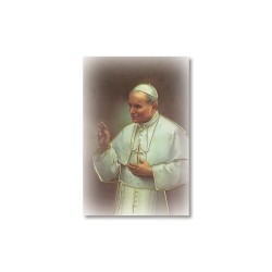 Santino Mignon Papa Giovanni Paolo II con oro a caldo