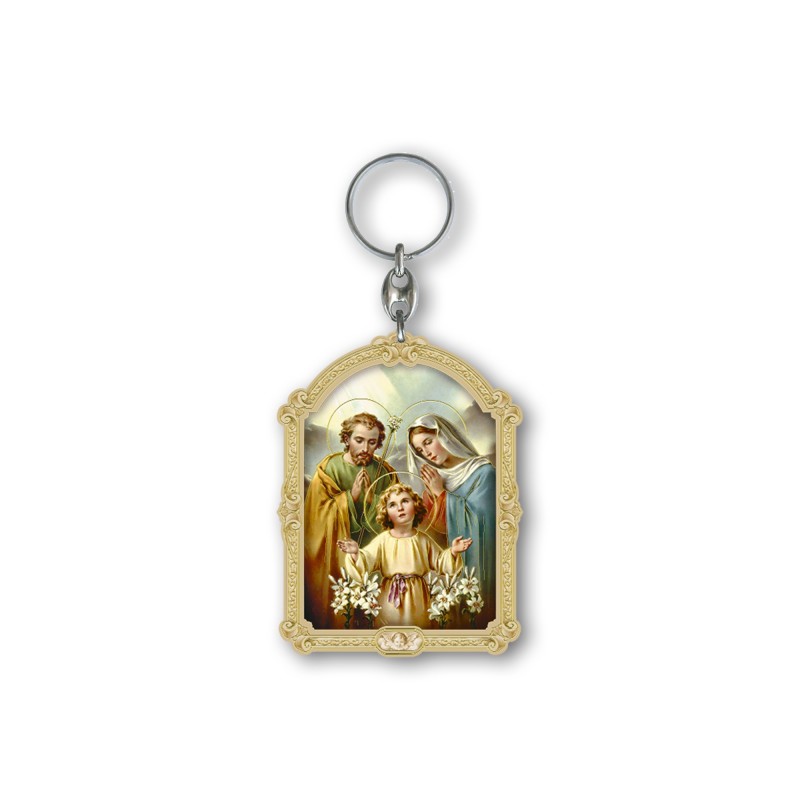 Portachiavi in legno della Sacra Famiglia Portachiavi in legno della Sacra Famiglia