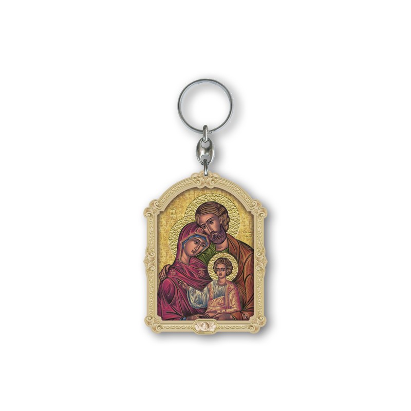 Portachiavi in legno della Sacra Famiglia Portachiavi in legno della Sacra Famiglia