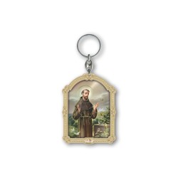 Portachiavi in legno di San Francesco