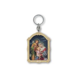 Portachiavi in legno della Sacra Famiglia