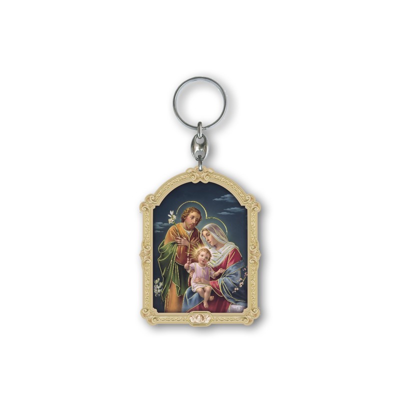 Portachiavi in legno della Sacra Famiglia