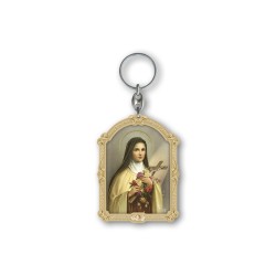 Portachiavi in legno di Santa Teresa