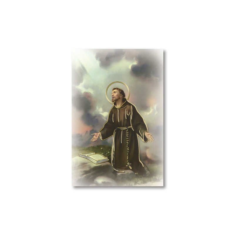 Santino Mignon San Francesco con oro a caldo Santino Mignon San Francesco con oro a caldo