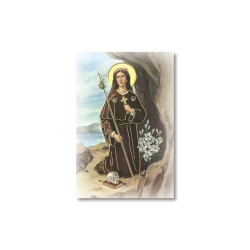 Santino Mignon Santa Rosalia con oro a caldo