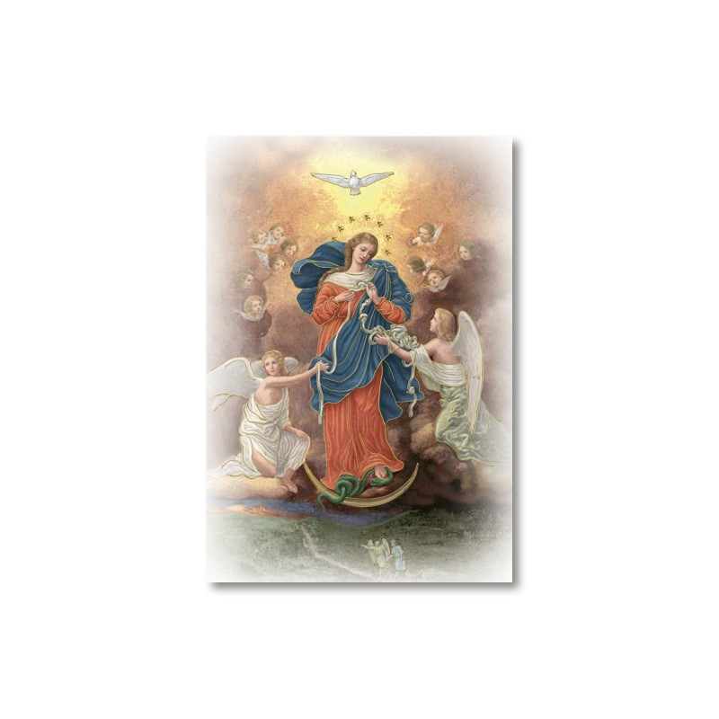Santino Mignon Maria che scioglie i nodi con oro a caldo Santino Mignon Maria che scioglie i nodi con oro a caldo