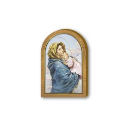 Cappelletta in legno della Madonna con bambino