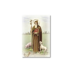 Santino Mignon Sant'Antonio Abate con oro a caldo