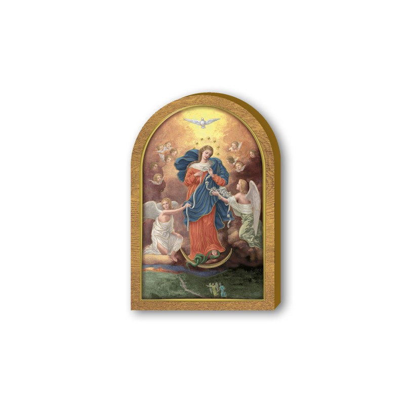 Cappelletta in legno della Maria che scioglie i nodi Cappelletta in legno della Maria che scioglie i nodi