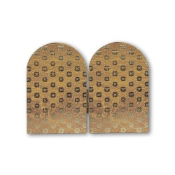 Dittico in legno del Sacro Cuore di Gesù con preghiera