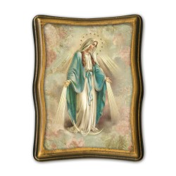 Quadretto anticato della Madonna Miracolosa