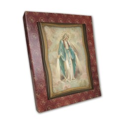 Quadretto anticato della Madonna Miracolosa
