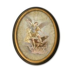 Quadretto ovale di San Michele Arcangelo