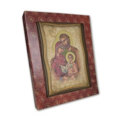Quadretto anticato della Sacra Famiglia