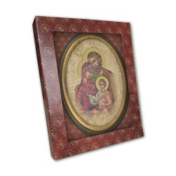 Quadretto ovale della Sacra Famiglia