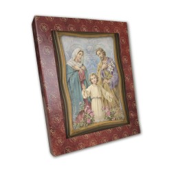 Quadretto anticato della Sacra Famiglia
