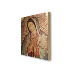 Quadretto in MDF della Madonna di Guadalupe