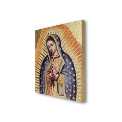 Quadretto in MDF della Madonna di Guadalupe