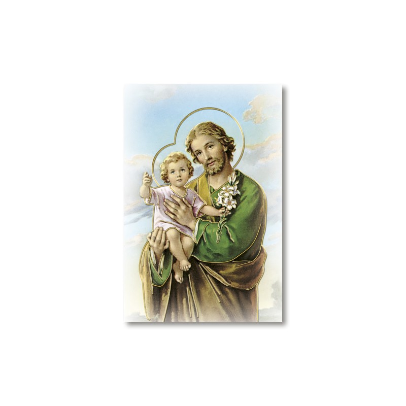 Santino Mignon San Giuseppe con oro a caldo Santino Mignon San Giuseppe con oro a caldo