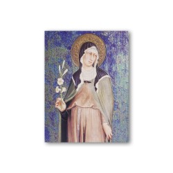 Quadretto in MDF di Santa Chiara di Simone Martini