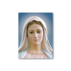 Quadretto in MDF della Madonna di Medjugorje