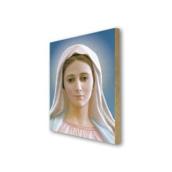 Quadretto in MDF della Madonna di Medjugorje